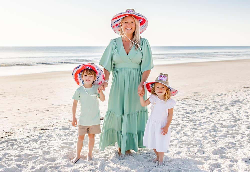 Meghan Storck - Jacksonville mom and founder of Castaway Hat Co.